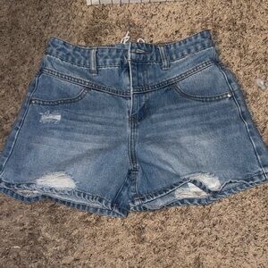 Truce Denim Blue Girls Shorts